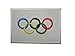 2 pieces OLYMPICS GAMES Flag Iron On Patch Applique Icon Rings Symbol Logo Motif Country Decal 2.7 x 1.9 inches (7 x 4.8 cm)