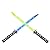 Mememall Fashion Ninja Light Up LED Sword Sticks Sounds Halloween Costume Toys Deluxe Lot Samurai