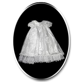 Honey Bee - Newborn/Infant Baby Girls Christening Gowns, White