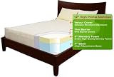 Cal King 12 Deluxe Double Air Flow Memory Foam Mattress with 5 5LB density Viscoelastic Memory Foam. - FREE SHIPPING IN 48 STATES!