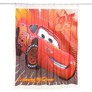 Lightning McQueen Shower Curtain Lightning McQueen Shower Curtain
