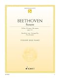 SCHOTT BEETHOVEN L.V. - SONATE D MAJOR OP. 12/1 - VIOLIN AND PIANO