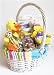 Easter Basket with Two Plush Toys