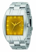 Diesel DZ1196 Stainless Steel Bracelet Watch With Yellow Crystal Dial