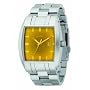 Diesel DZ1196 Stainless Steel Bracelet Watch With Yellow Crystal Dial
