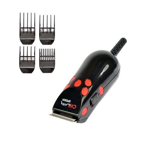 CHI Air Spider All In One Clipper and Trimmer, Black/red