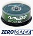 Zero Defex DVD+R DL 2.4x Dual Layer (25 tub)