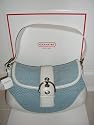 COACH LARGE SOHO HOBO SIGNATURE FLAP Purse - 100% GENUINE COACH Various Colors Black Kahki Brown Red