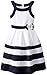 Bonnie Jean Navy/White Striped Spring Dress, 4-16