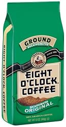 Eight O'Clock Coffee, Decaffeinated Ground, 12-Ounce Bag (Pack of 4)