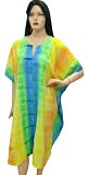 Lovely Tie Dye Print Caftan Tunic Cover up Kaftan