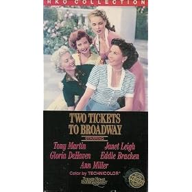 Two Tickets to Broadway [VHS]