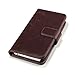 iPhone 6S Case, Terrapin [GENUINE LEATHER] iPhone 6S Case Executive [Brown] Premium Wallet Case with Card Slots & Bill Compartment Case for iPhone 6 / 6S - Brown