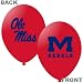 Mississippi Rebels Red 10-Pack 11 Latex Balloons