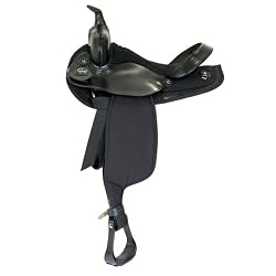 15" 16" Black Fabtron Trail Saddle