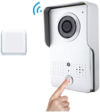 WiFi Video Doorbell Wireless Visual Intercom Doorbell Smart Remote IR Night Vision Security for IOS Android(WIFI 602)