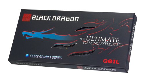 GEIL 2 GB DDR2-RAM PC800 CL4 2x1GB KIT Black Dragon