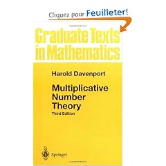 Multiplicative Number Theory