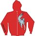 THE FALL OF TROY - Manipulator - Red Zip Up Hoodie