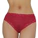 Womens Bhs Sexy Lace Hipster Brief Panties Underwear (Size: XL/16)red