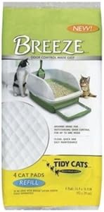 Tidy Cats 4 Count Breeze Litter Pad Refill (Pack of 10) Tidy Cats 4 Count Breeze Litter Pad Refill (Pack of 10)