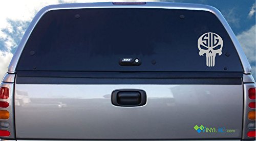 SIG SAUER Punisher Decal - When it Counts! (Silver)
