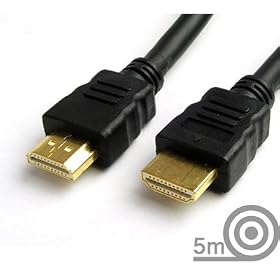 Toshiba compatible HDMI Cable, 5m, Gold Plated Connectors