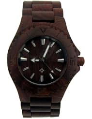 Orient Idea Round Case Quartz Wrist Red Sandalwood & Black Sandalwood Natural wood Watch