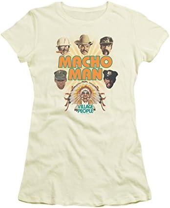 Macho Man -- Village People Juniors T-Shirt, Medium