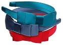 L. Erickson USA Coco's Two Tier Bow Headband - 100% Silk Charmeuse