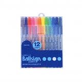 サクラクレパス ゲルインキボールペン ボールサイン12色セット PGB12 5セットの画像