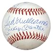500 HR Club Autographed/Hand Signed NL Baseball (10 Signatures) Mickey Mantle, Ted Williams, Mays &