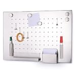Tableau magn�tique en inox bross� ave...