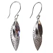 Handmade Abalone Shell Beaded Earrings With Sterling Silver