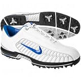 Nike 2010 Air Zoom Elite II Golf Shoes, White/Argon Blue, 13 M
