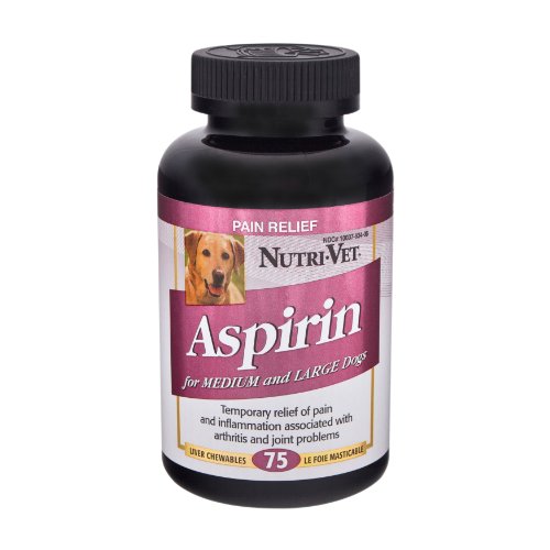 Nutri-Vet K-9 Aspirin Chewables, 75 Count