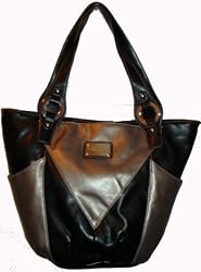 Nine West Purse Handbag Victory-Mmn Black/Gunmetal