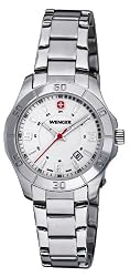 Wenger Women's 70499 Alpine White Dial Steel Bracelet Watch