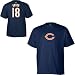 Men`s Chicago Bears #18 Kyle Orton Name and Number Tshirt - S