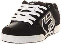 Etnies Charter,Black/White/Black,5.5 M US Big Kid 