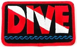 Dive Patch Embroidered Iron On Scuba Diving Flag Emblem Souvenir