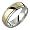 Aldabella - Stunning Two Tone Comfort Fit Wedding Band for Him & Her! Custom Made! Choose your Size.