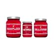 Mass Stack-BSN Maximum Strength Core Series, No-Xplode Fruit Punch, Cellmass Arctic Berry, Nitrix 180 Tablets