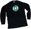 Green Lantern Chrome Logo Adult Long-Sleeve T-Shirt