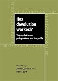 Has devolution worked? : the verdict from policy makers and the public