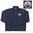 Edmonton Oilers NHL "Glacier" Fleece Pullover Sweatshirt (Navy)