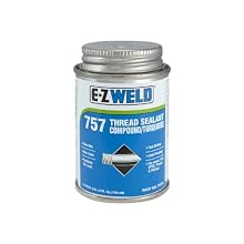 E-Z Weld 75701 Pipe Thread Seal Compound Sealant, 4 fl oz Can, Turquoise (Case of 24)