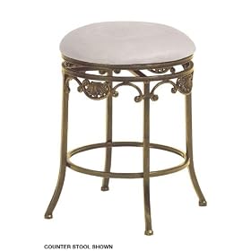 Valencia Backless Bar Stool 29h W o Back Ivory antique by Home Decorators Collection