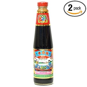 Lee Kum Kee Premium Oyster Sauce, 18-Ounce Glass Bottles (Pack of 2)