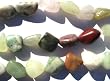 Semi Precious 12 In. Strung Stone Beads - Jasper Mix